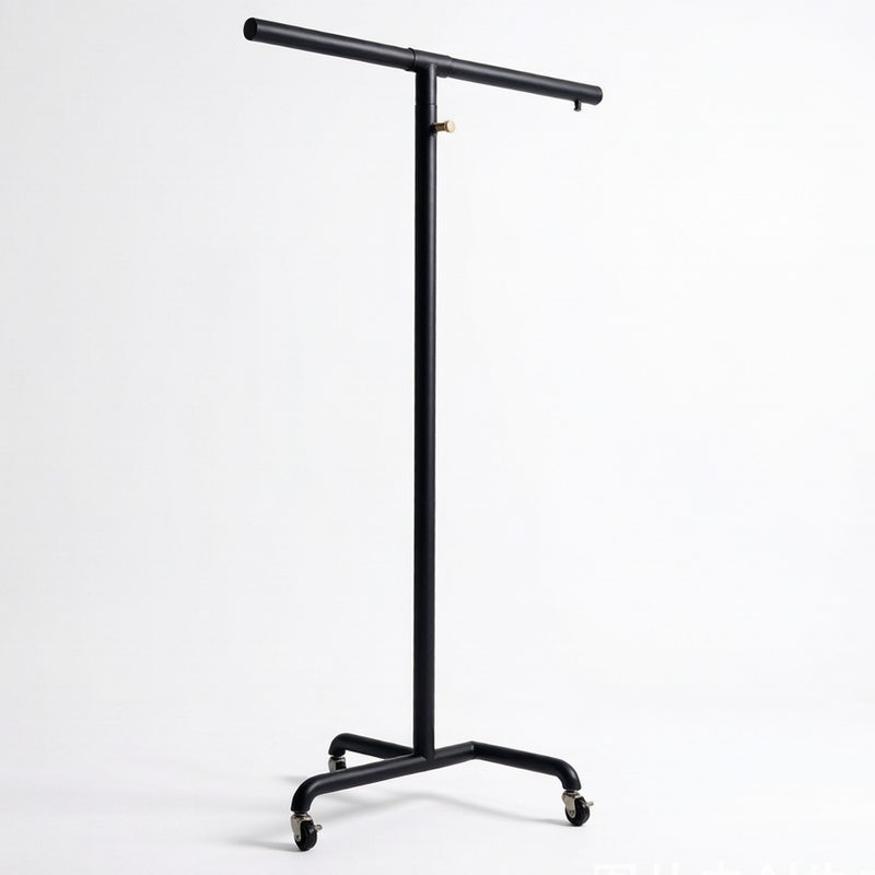 Double-Rail Clothing Rack GREEN DISPLAY