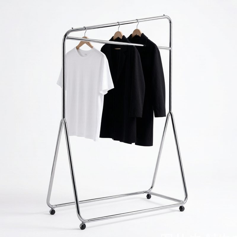 Clothing Rack with Shelves GREEN DISPLAY