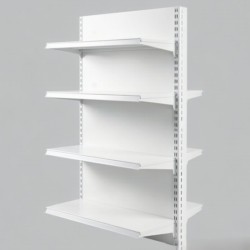 Steel Gondola Supermarket Shelving GREEN DISPLAY