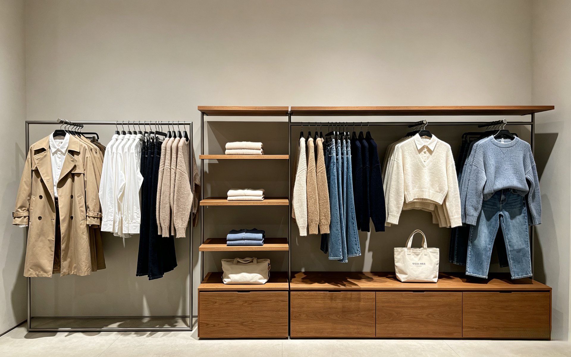 Apparel clothing rack GREEN DISPLAY