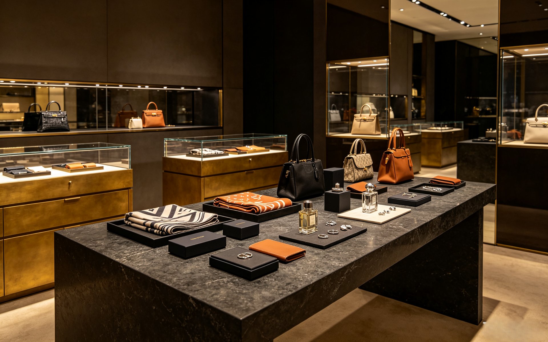 Luxury flagship boutique GREEN DISPLAY