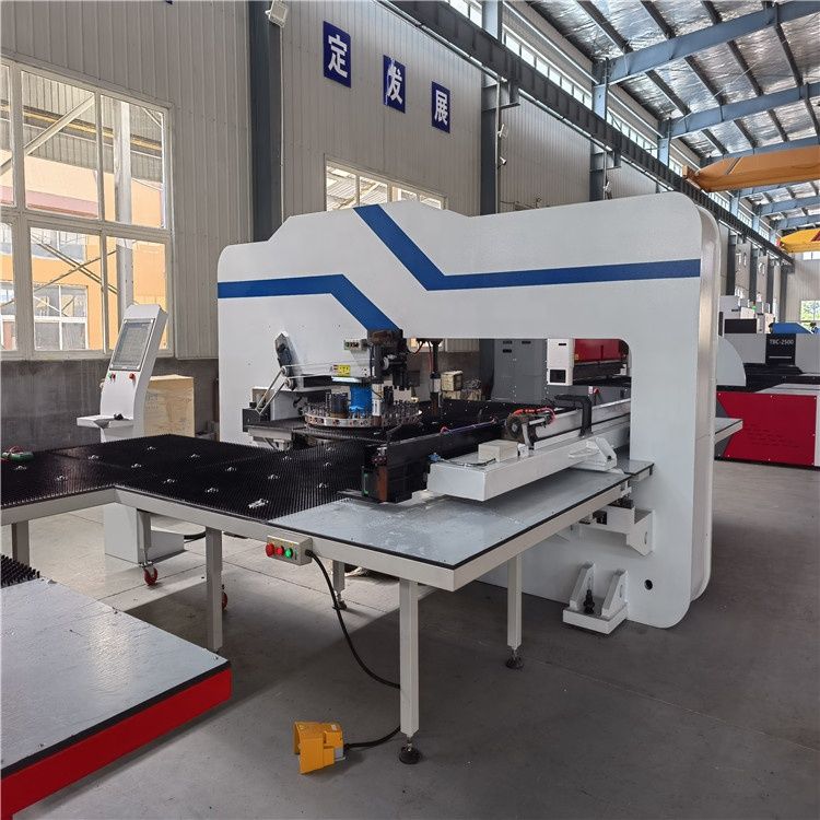 CNC metal punching & cutting machine GREEN DISPLAY factory